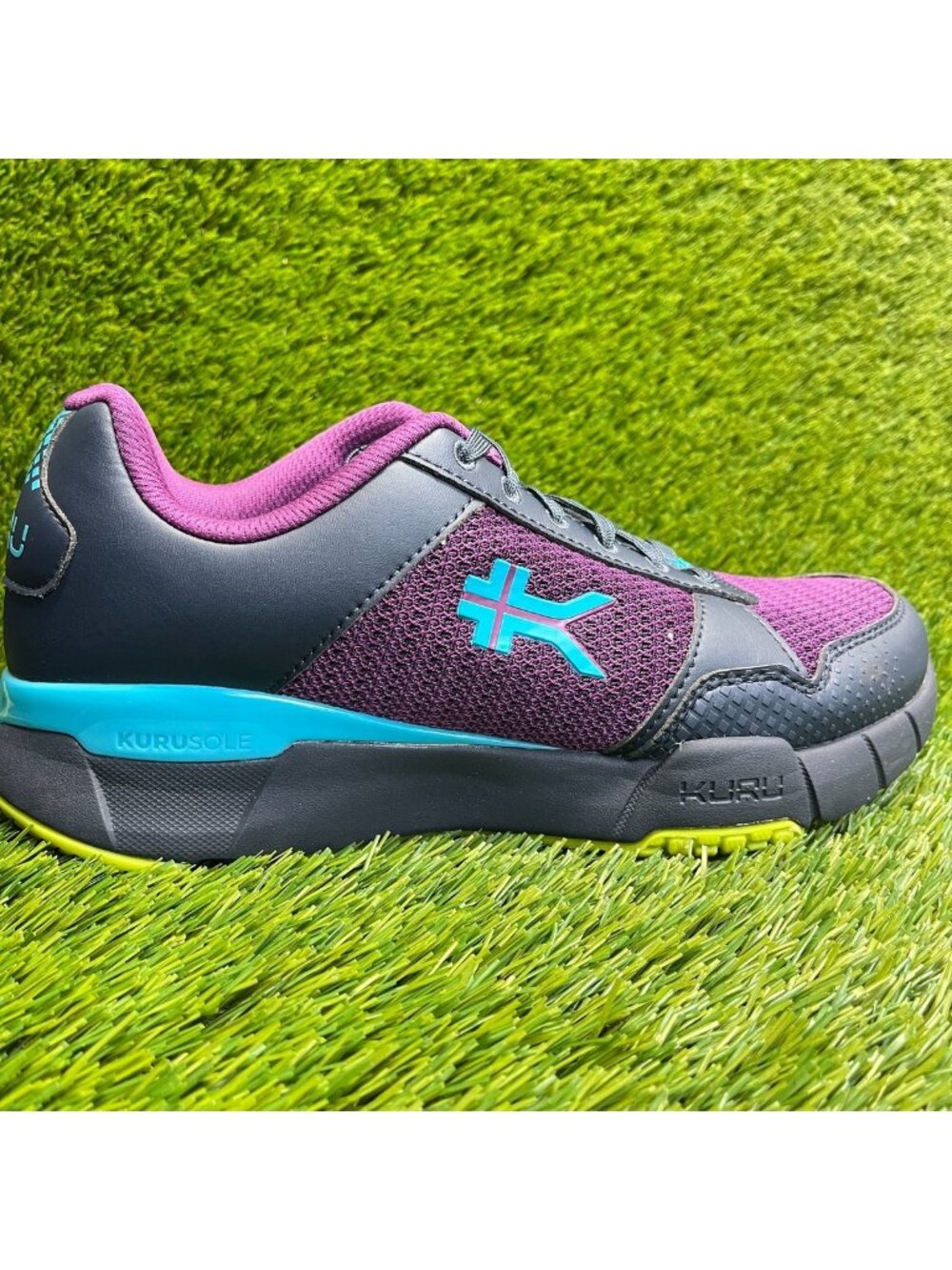 Kuru Quantum 2.0 Womens Size 10D Purple Blue Athletic Running Shoes Sneakers